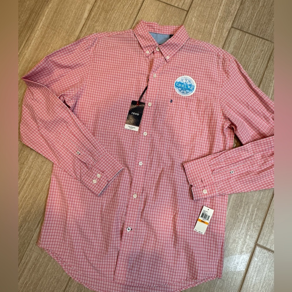 NWT IZOD men’s long sleeve shirt, size small